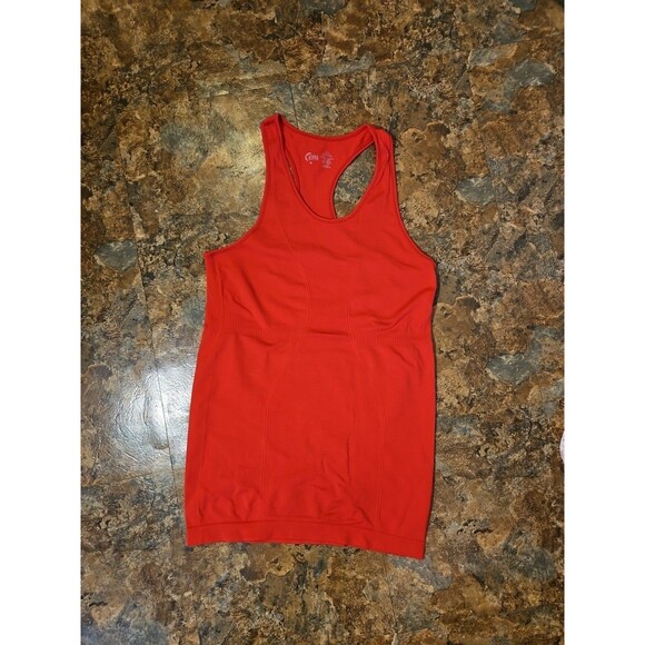 Zyia Active Red Copper Charged Athletic Tank Top Women's Size Medium (A123) - Picture 1 of 6